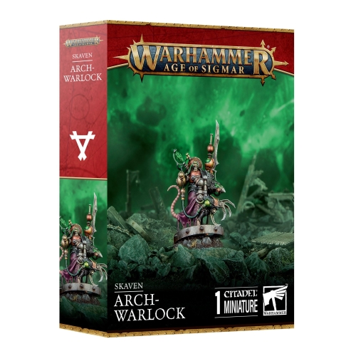 Cheap Miniature Skaven Arch-Warlock from Games Workshop